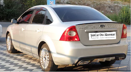 Ford Focus 2 2.5 Bagaj Üstü Spoiler Bagaj Çıtası Piano Black image 0