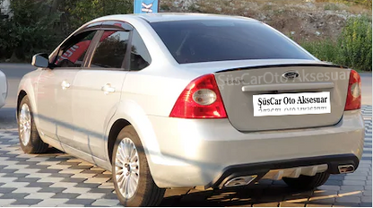 Ford Focus 2 2.5 Bagaj Üstü Spoiler Bagaj Çıtası Piano Black image 0