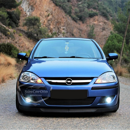 Opel Corsa C 2000-2006 Uyumlu Üniversal Astra H lip Esnek Ön Lip 2 Parça Tampon Altı Dil Karlık Ön Ek image 2