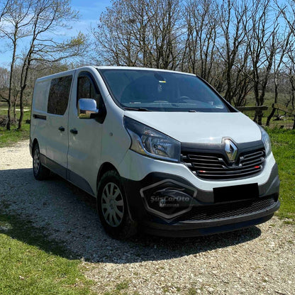 Renault Trafic 2015 Sonrası Uyumlu Üniversal Astra H lip Esnek Ön Lip 2 Parça Tampon Altı Dil Karlık Ön Ek image 1