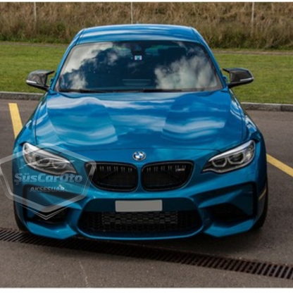 BMW F30-F32-F20 2012-2018 Batman Yarasa Ayna Kapağı Piano Black ABS Plastik image 1