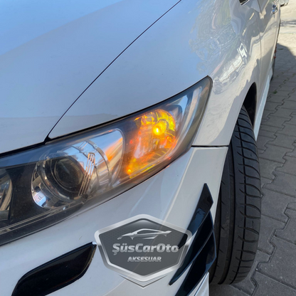 Carub Diadem Ampul Krom Amber Park Ampulü T10 WY5W 12V Turuncu Işık Colormatik 2'li Takım image 2