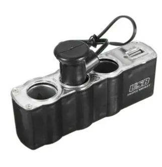 Araç Çakmaklık Çoğaltıcı USB Araba Çakmak Soket Çoklayıcı Şarj image 0