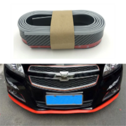 SAMURAİ Renkli Ez Lip Ön Lip Esnek Yumuşak 3M Yapışkanlı Ek 2.5 m Gri Karbon image 0