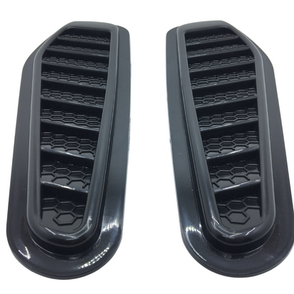 Universal Piano Black Kaput Üstü Havalandırma Izgarası Venti Universal Air Scoop İnce Tip 2'li image 5