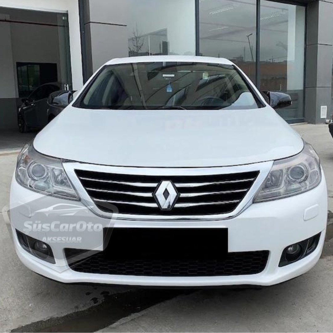 Renault Latitude 2010-2015 Batman Yarasa Ayna Kapağı Piano Black ABS Plastik image 0