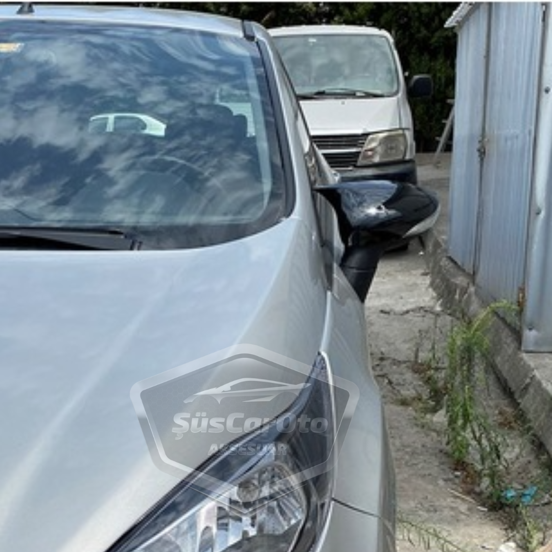 Ford Fiesta 2008-2017 Batman Yarasa Ayna Kapağı Piano Black ABS Plastik image 8