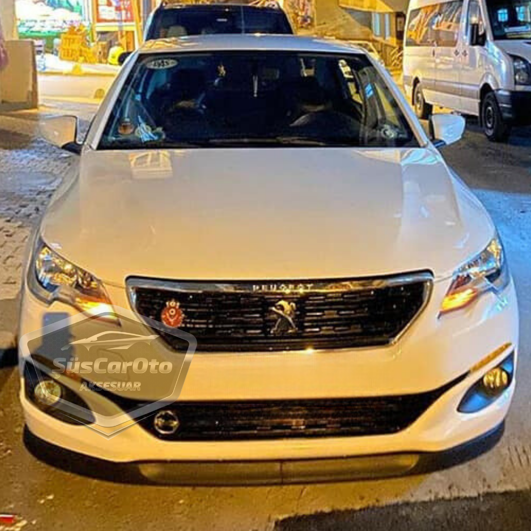 Peugeot 301 2012-2021 Uyumlu Üniversal Astra H lip Esnek Ön Lip 2 Parça Tampon Altı Dil Karlık Ön Ek image 9