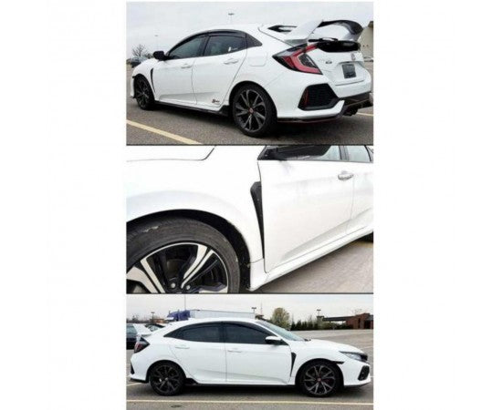 Honda Civic FC5 FK7 1.Sınıf İthal Piano Black Çamurluk Venti Izgarası ABS Plastik image 1