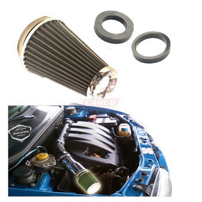 Ses &amp; Performans Arttırıcı Açık Hava Filtresi Uzun Tip Gri +6 Hp Aparatlı Üniversal image 2