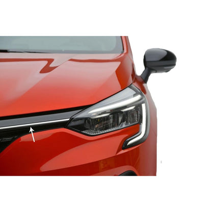 Renault Clio 5 Krom Ön Panjur Üstü 2 Parça 2019 ve Üzeri image 2