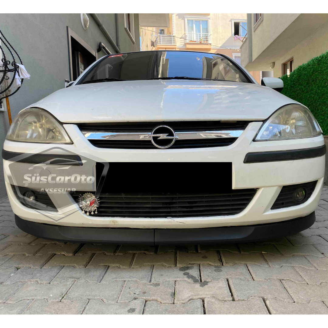 Opel Corsa C 2000-2006 Uyumlu Üniversal Astra H lip Esnek Ön Lip 2 Parça Tampon Altı Dil Karlık Ön Ek image 5
