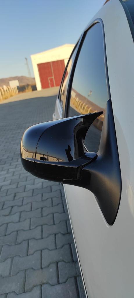 Vw Bora 1998-2006 Batman Yarasa Ayna Kapağı Piano Black ABS Plastik image 3