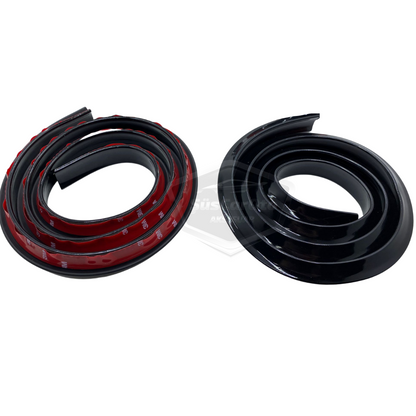 Üniversal Elastik Çamurluk Dodik Seti Poliüretan Çamurluk Kaplaması 22 mm x 150 cm x 4 Adet Parlak Siyah Piano Black Samurai image 7