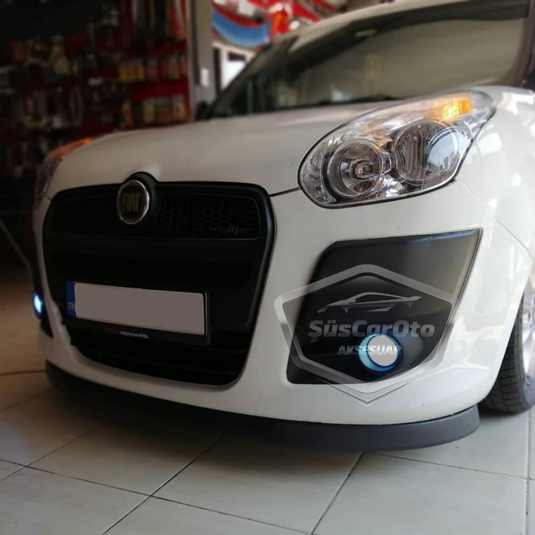 Fiat Doblo D3 2010-2015 Uyumlu Üniversal Astra H lip Esnek Ön Lip 2 Parça Tampon Altı Dil Karlık Ön Ek image 4