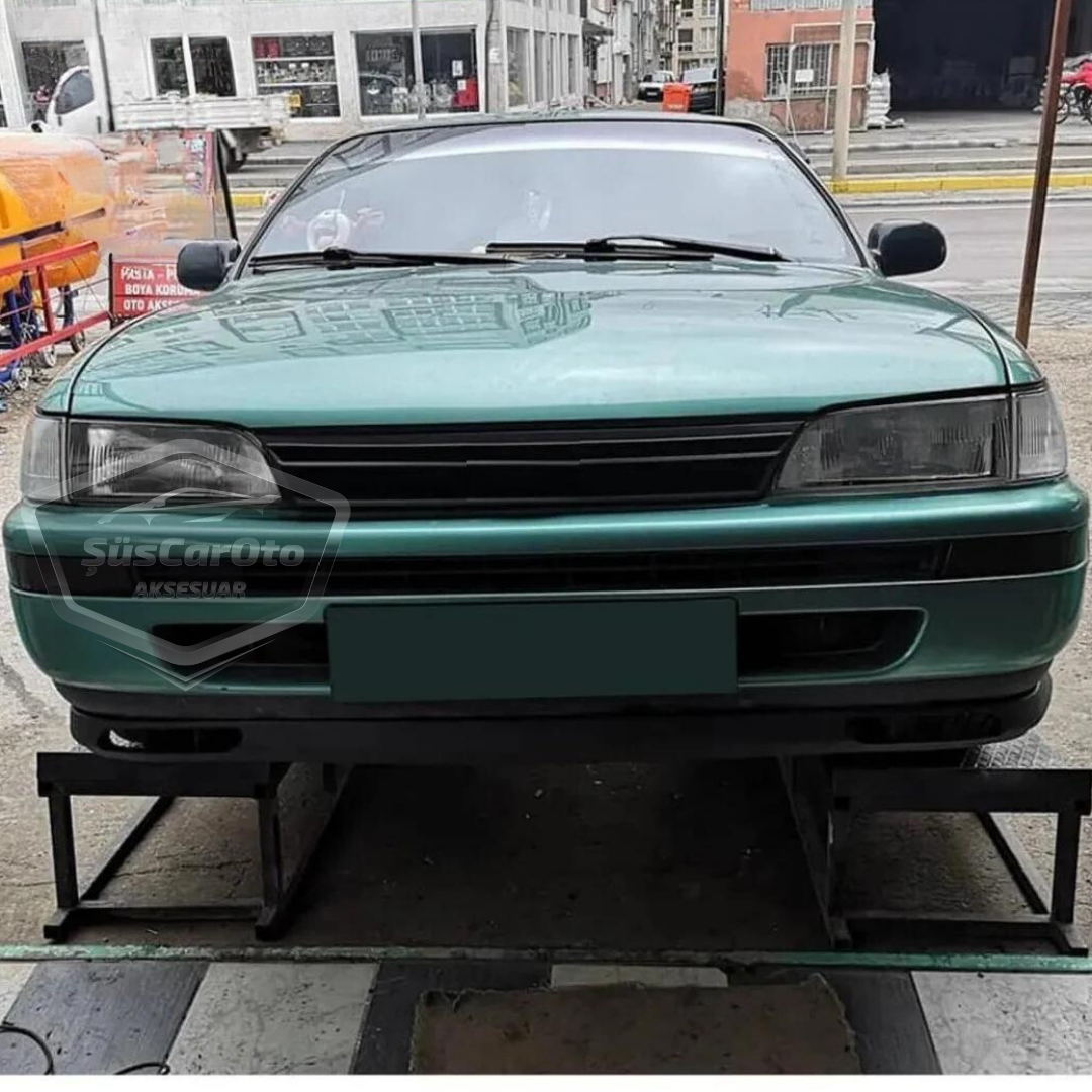 Toyota Corolla AE101 Efsane Kasa 1991-1998 Uyumlu Üniversal Laguna Lip Esnek Ön Lip 2 Parça Tampon Altı Dil Karlık Ön Ek image 6