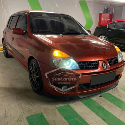 Renault Clio 2 Symbol Hb&amp;Sedan 1998-2008 Uyumlu Üniversal Astra H lip Esnek Ön Lip 2 Parça Tampon Altı Dil Karlık Ön Ek image 1