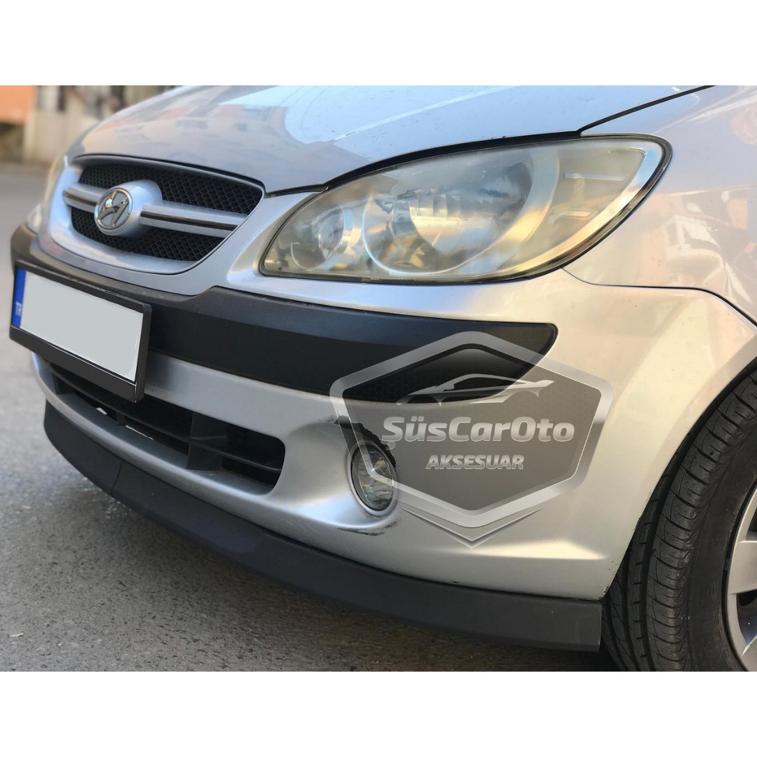 Hyundai Getz 2002–2011 Uyumlu Üniversal Astra H lip Esnek Ön Lip 2 Parça Tampon Altı Dil Karlık Ön Ek image 6