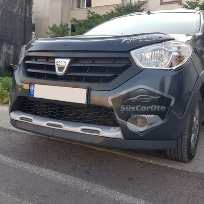 Dacia Dokker 2012-2022 Uyumlu Üniversal Astra H lip Esnek Ön Lip 2 Parça Tampon Altı Dil Karlık Ön Ek image 6