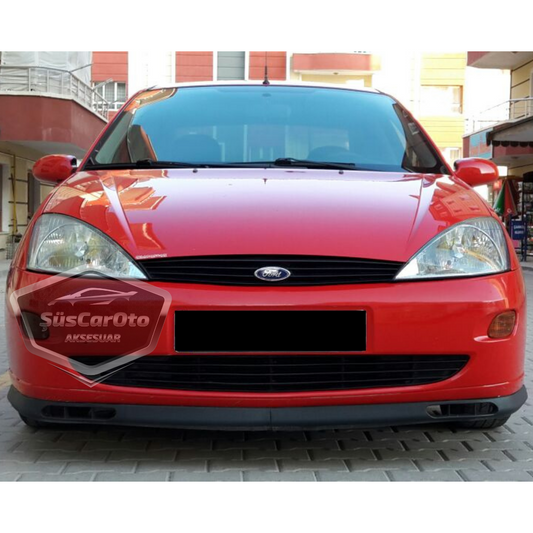 Ford Focus 1 Hb&amp;Sedan 1998-2004 Uyumlu Üniversal Laguna lip Esnek Ön Lip 2 Parça Tampon Altı Dil Karlık Ön Ek image 0