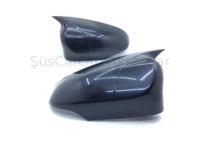Toyota Auris 2013-2018 Batman Yarasa Ayna Kapağı Piano Black ABS Plastik image 5