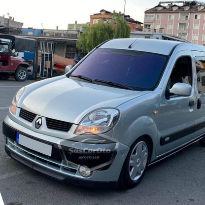 Renault Kangoo 1 1998-2007 Uyumlu Üniversal Astra H lip Esnek Ön Lip 2 Parça Tampon Altı Dil Karlık Ön Ek image 4