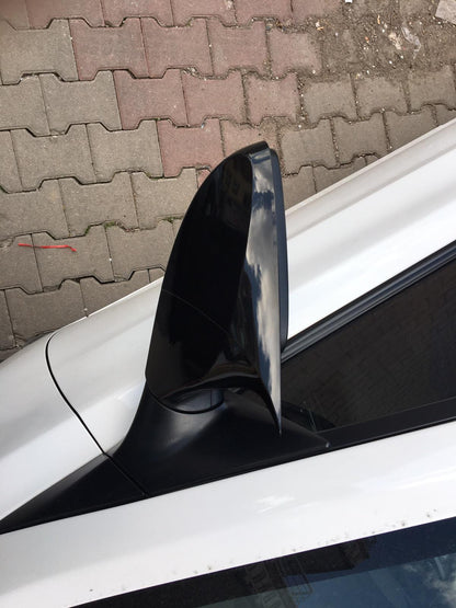 Hyundai Elantra 2011-2016 Batman Yarasa Ayna Kapağı Piano Black ABS Plastik image 7