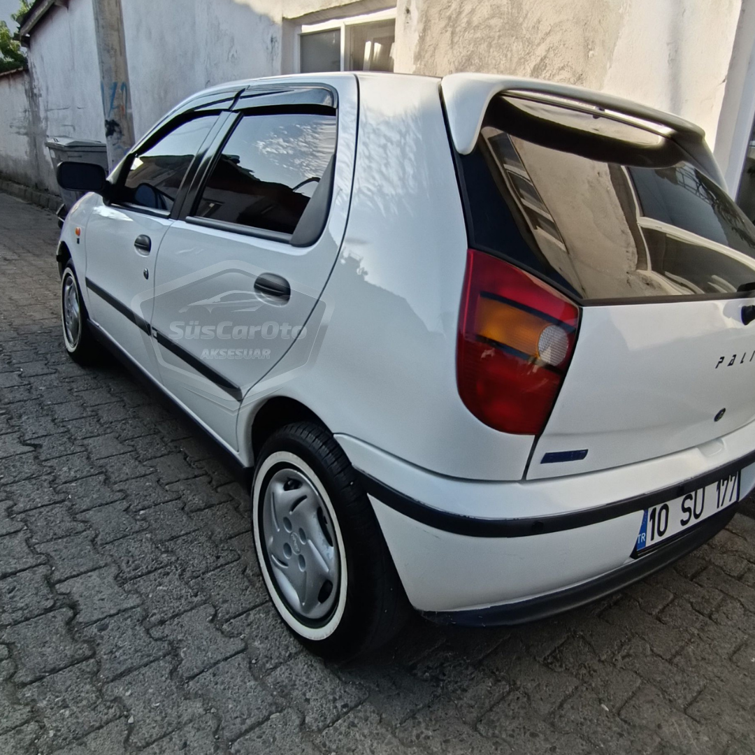 Fiat Albea Palio Siena Hb&amp;Sedan Uyumlu Mugen Cam Rüzgarlığı Seti Piano Black 4'lü İthal image 8