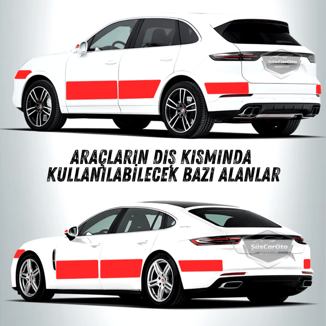 Üniversal Araç İçi Şeffaf Kapı Eşik Bandı Arka Tampon Eşiği Koruma Folyosu Orijinal Hava Kanallı Yapışkanlı İthal Çok Amaçlı Tampon Koruma 5 Metre image 5