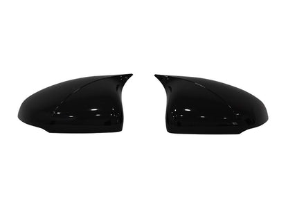 Mercedes A Class W177 2018-2021 Batman Yarasa Ayna Kapağı Piano Black ABS Plastik image 1