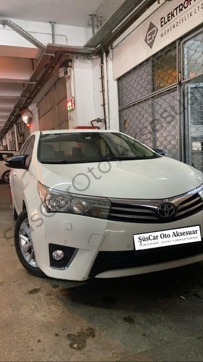 Toyota Avensis 2015-2018 Batman Yarasa Ayna Kapağı Piano Black ABS Plastik image 3