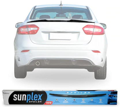SUNPLEX Renault Fluence Bagaj Üstü Spoiler Piano Black 2009 Sonrası image 2