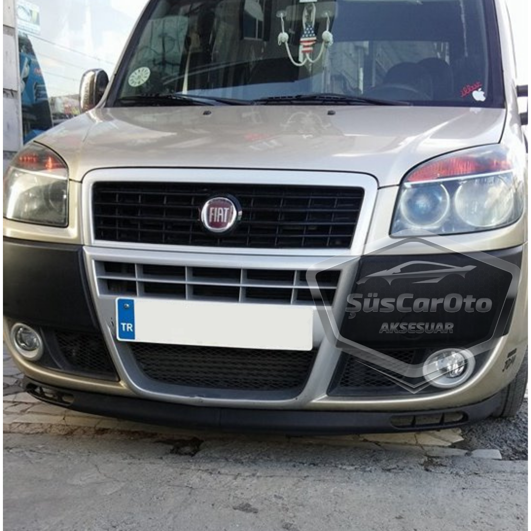 Fiat Doblo D2 2005-2010 Uyumlu Üniversal Laguna Lip Esnek Ön Lip 2 Parça Tampon Altı Dil Karlık Ön Ek image 5