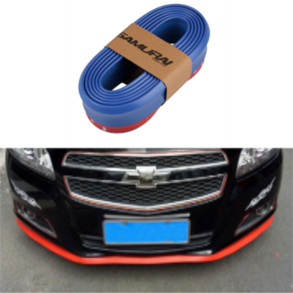SAMURAİ Renkli Ez Lip Ön Lip Esnek Yumuşak 3M Yapışkanlı Ek 2.5 m Mavi image 2