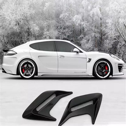 Üniversal Piano Black Kaput Çamurluk Venti Izgarası Sağ Sol 2 Adet Mini Scoop image 8