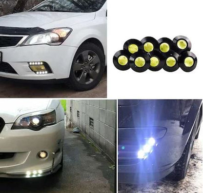 Ayna Altı Kartal Göz Led Eagle Eye Gündüz Farı Buz Mavi Çift image 4