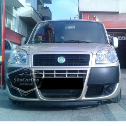 Fiat Doblo D2 2005-2010 Uyumlu Üniversal Laguna Lip Esnek Ön Lip 2 Parça Tampon Altı Dil Karlık Ön Ek image 1