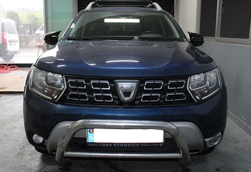 Dacia Duster 2 2018 Sonrası Batman Yarasa Ayna Kapağı Piano Black ABS Plastik image 1