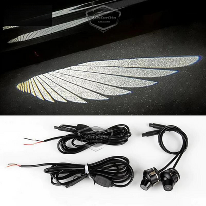 Üniversal Oto Araç Ayna Altı Angel Led Otomobil Gündüz Farı Araba Melek Kanat Led Beyaz 12 Volt image 1