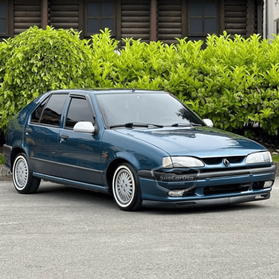 Renault 19 Europa 1994-2001 Uyumlu Üniversal V2 Laguna Lip Esnek Ön Lip 2 Parça Tampon Altı Dil Karlık Ön Ek image 2