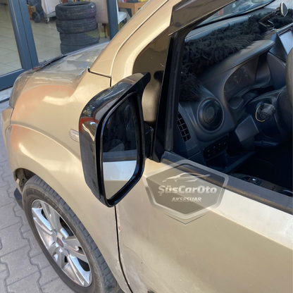 Peugeot Bipper 2008-2022 Uyumlu Batman Yarasa Ayna Kapağı Piano Black ABS Plastik image 7