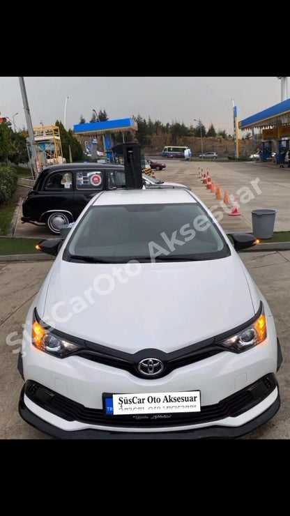Toyota Corolla 2013-2018 Batman Yarasa Ayna Kapağı Piano Black ABS Plastik image 4