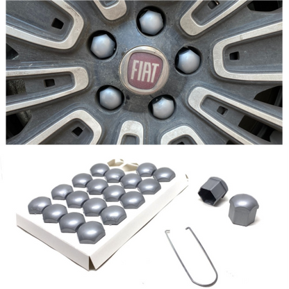 Düz Bijon Kapağı Sökme Aparatlı 20 li Set 17 mm-19 mm GRİ image 0
