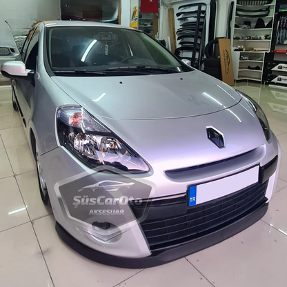 Renault Clio 3 2005-2013 Uyumlu Üniversal Astra H lip Esnek Ön Lip 2 Parça Tampon Altı Dil Karlık Ön Ek image 0