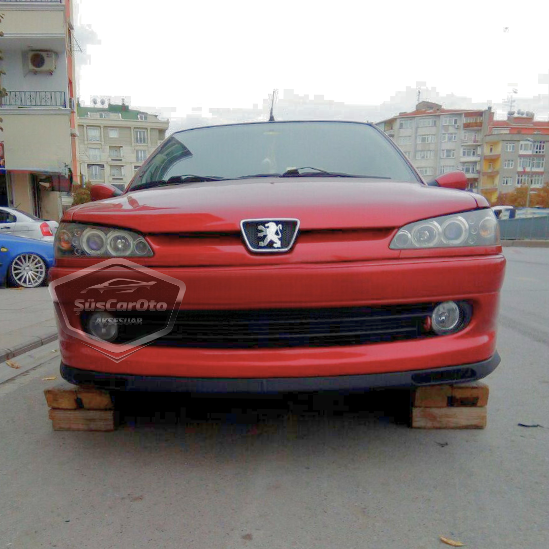 Peugeot 306 1993-2002 Uyumlu Üniversal Laguna Lip Esnek Ön Lip 2 Parça Tampon Altı Dil Karlık Ön Ek image 7