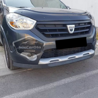 Dacia Dokker 2012-2022 Uyumlu Üniversal Astra H lip Esnek Ön Lip 2 Parça Tampon Altı Dil Karlık Ön Ek image 5