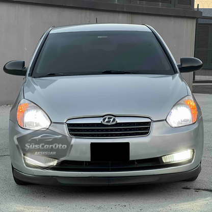 Hyundai Accent Era 2006-2012 Uyumlu Üniversal Astra H lip Esnek Ön Lip 2 Parça Tampon Altı Dil Karlık Ön Ek image 5