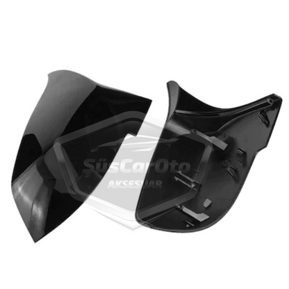 BMW F30-F32-F20 2012-2018 Batman Yarasa Ayna Kapağı Piano Black ABS Plastik image 9