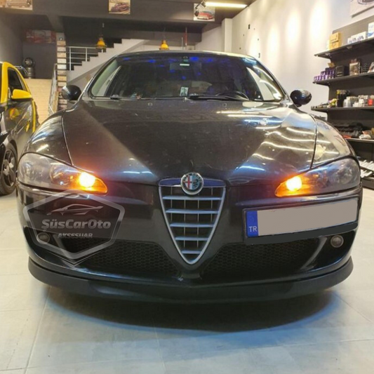 Alfa Romeo 147 Uyumlu Üniversal Astra H lip Esnek Ön Lip 2 Parça Tampon Altı Dil Karlık Ön Ek image 0