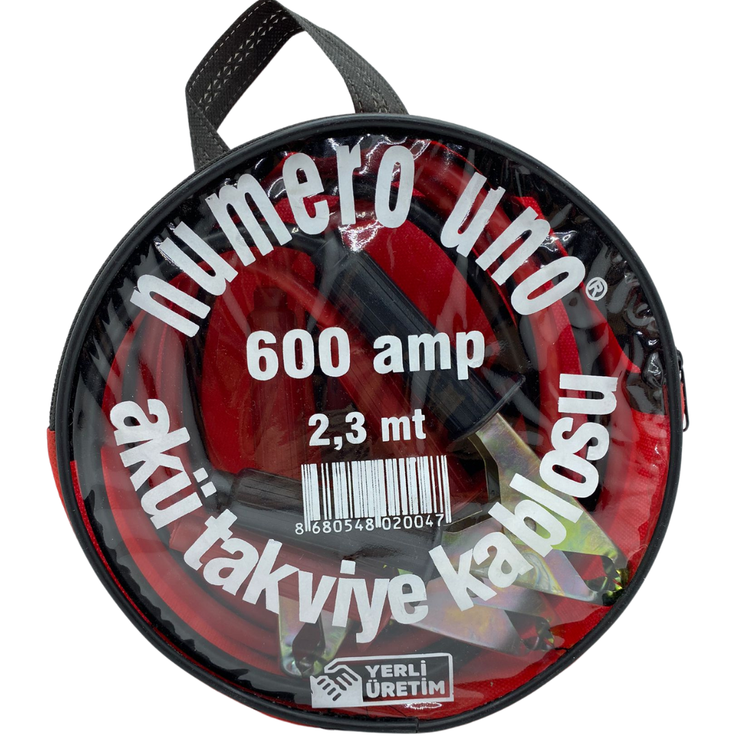 600 Amper Akü Takviye Kablosu Taşıma Çantalı 2.3 Metre image 1